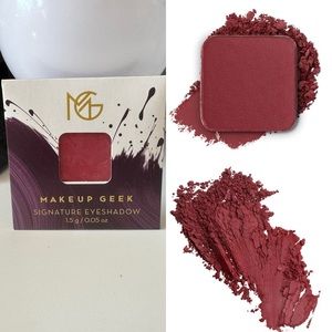 3/$15 Makeup Geek Matte Eyeshadow Single Pan Hot Tamale Cruelty Free